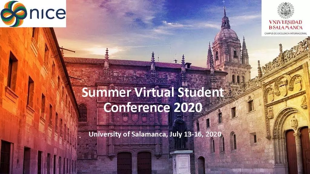 NICE Summer Virtual Student Conference