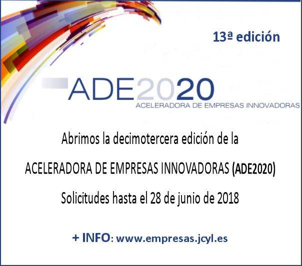 XIII Aceleradora de Proyectos Innovadores ADE2020