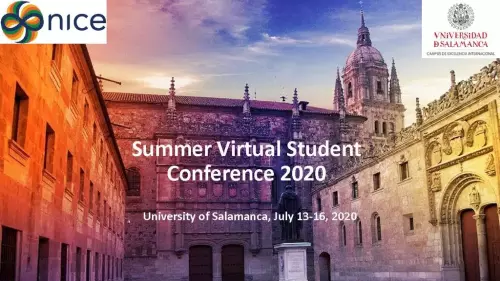 NICE Summer Virtual Student Conference - July 2020