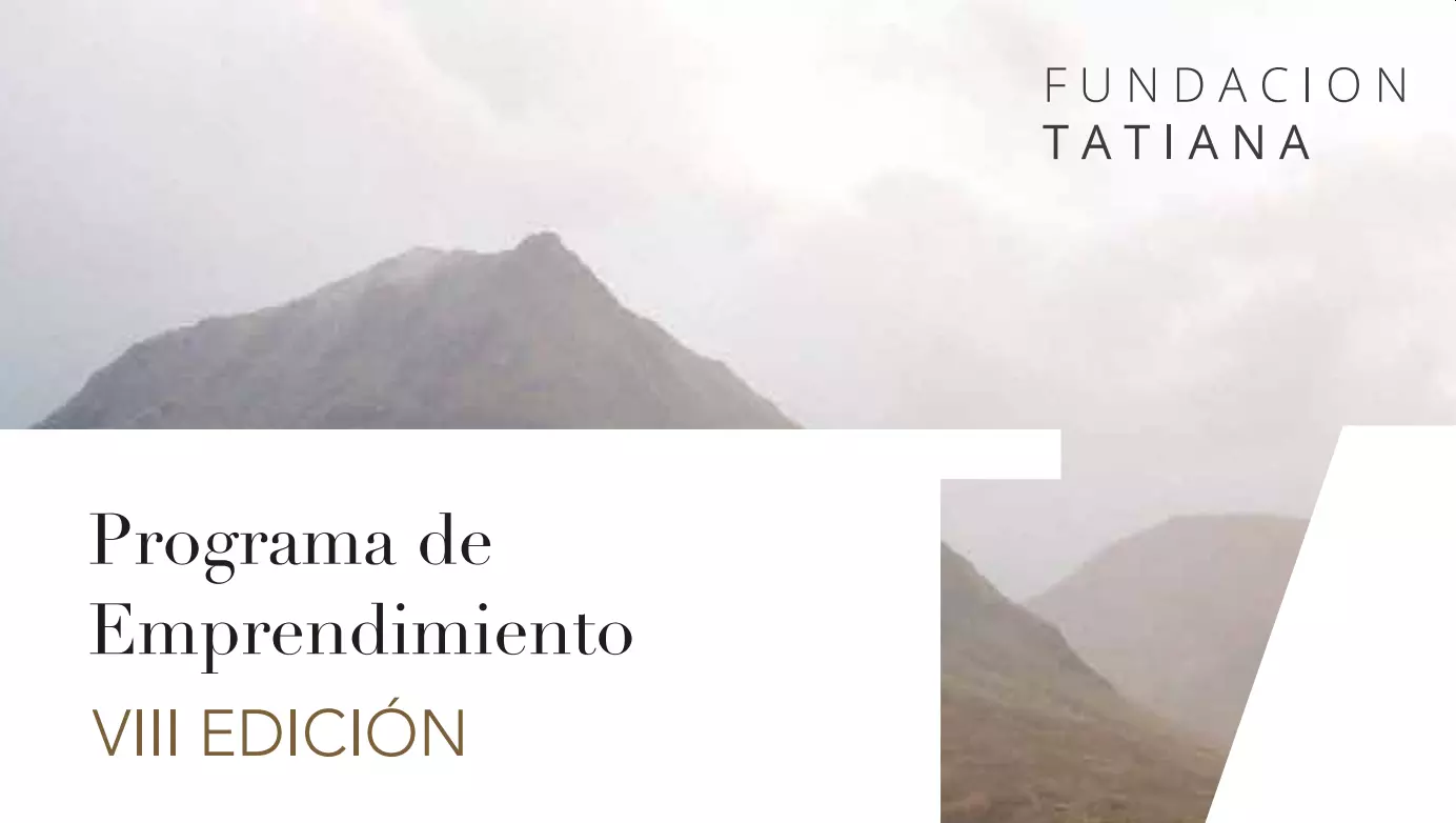 Programa de Emprendimiento de la Fundación Tatiana